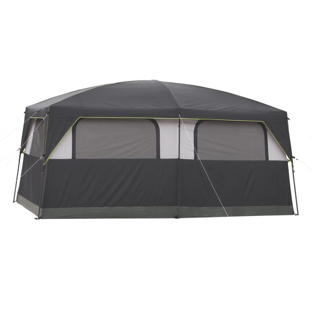 Coleman 9-Person Prairie Breeze Lighted Cabin Camping Tent
