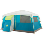 Coleman 8-Person Tenaya Lake Fast Pitch Cabin Camping Tent with Closet, Light Blue
