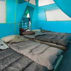 Coleman 8-Person Tenaya Lake Fast Pitch Cabin Camping Tent with Closet, Light Blue