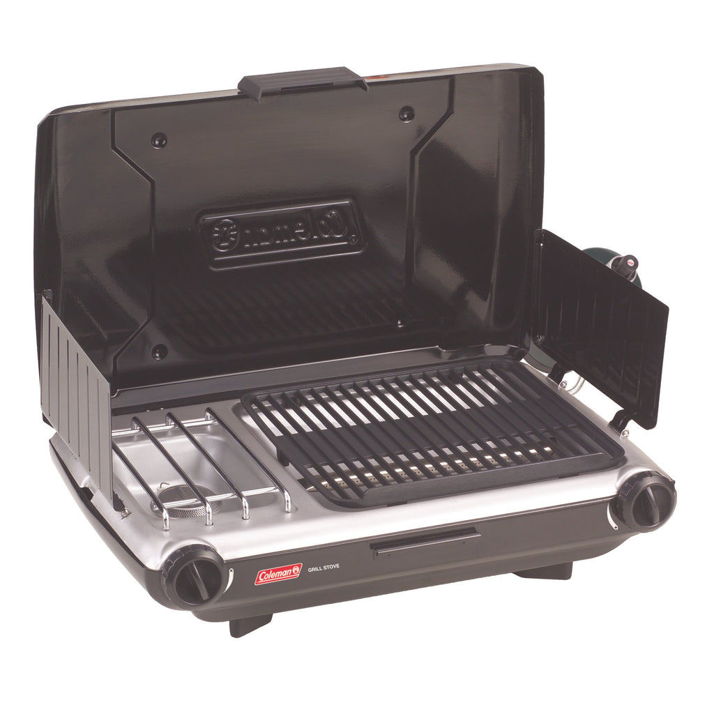 Tabletop Propane Gas Camping Grill/Stove, 2-Burner