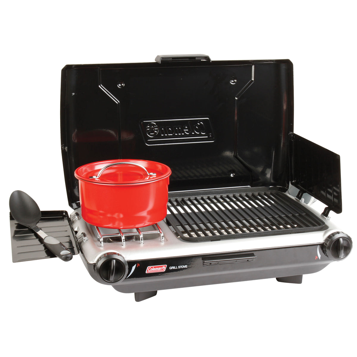 Tabletop Propane Gas Camping Grill/Stove, 2-Burner