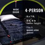 4-Person DARK ROOM SKYDOME Camping Tent