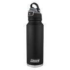 Coleman FreeFlow AUTOSEAL Stainless Steel Water Bottle, 40 oz (1.18 L), Black