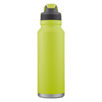 Coleman FreeFlow AUTOSEAL Stainless Steel Water Bottle, 40 oz (1.18 L), Spider Mum Green