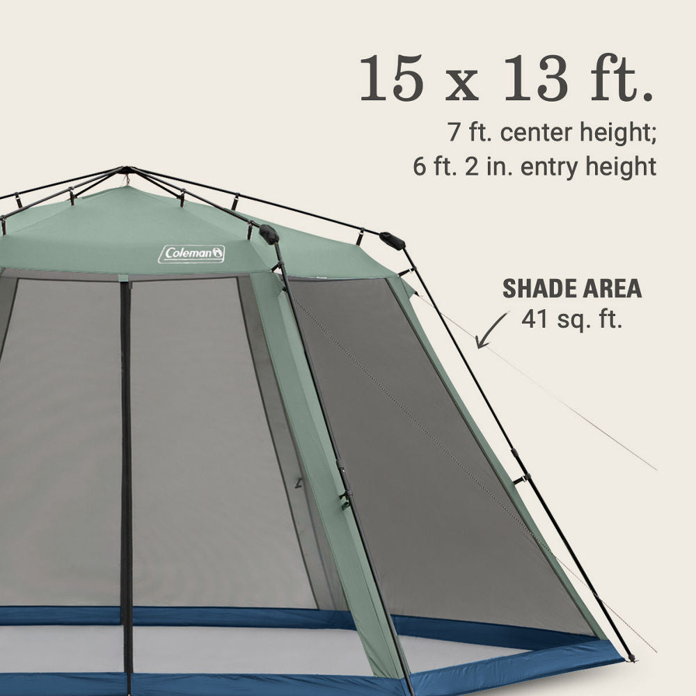 Coleman Skylodge 15 x 13 Instant Screen Canopy Tent, Moss