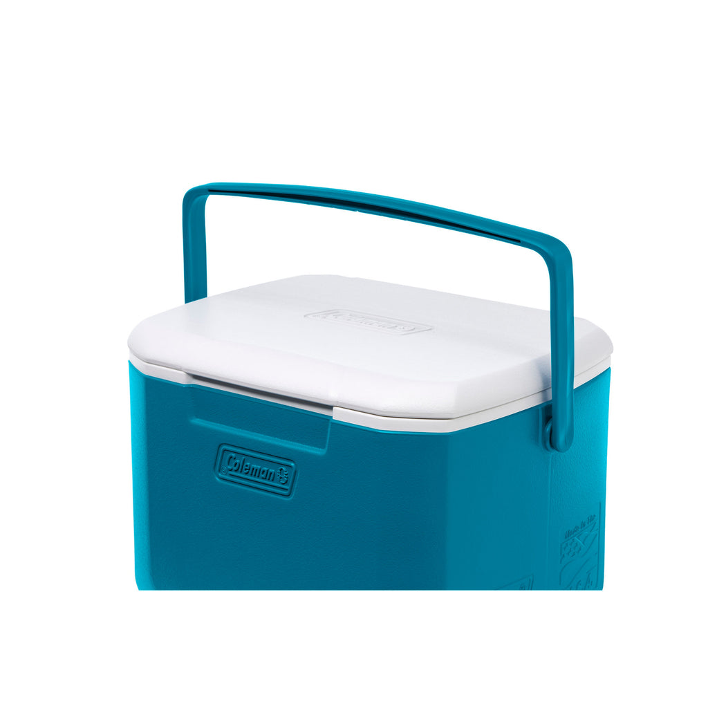 Coleman Chiller 16-Quart Hard Cooler, 15.1-Litre Portable Travel Cooler, Insulated Lunch and Drink Cooler, Deep Ocean Blue