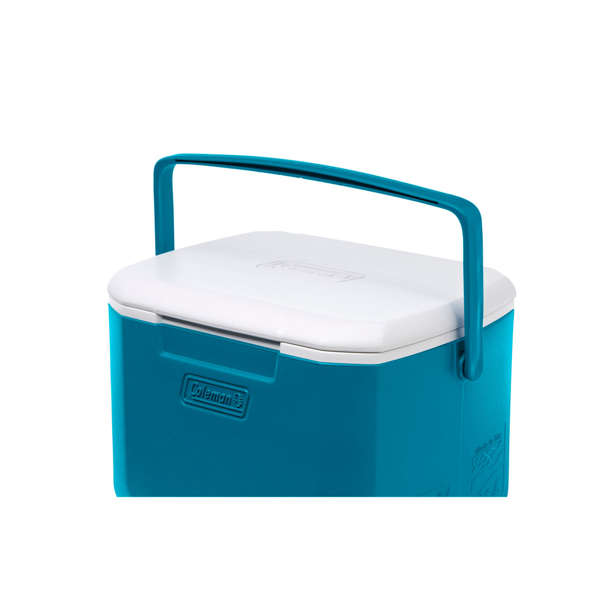 Coleman Chiller 16-Quart Hard Cooler, 15.1-Litre Portable Travel Cooler, Insulated Lunch and Drink Cooler, Deep Ocean Blue