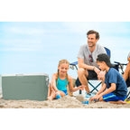 Coleman Chiller 48-Quart Hard Cooler, 45.4-Litre Portable Beach and Ice Chest Camping Cooler, Hickory Moss