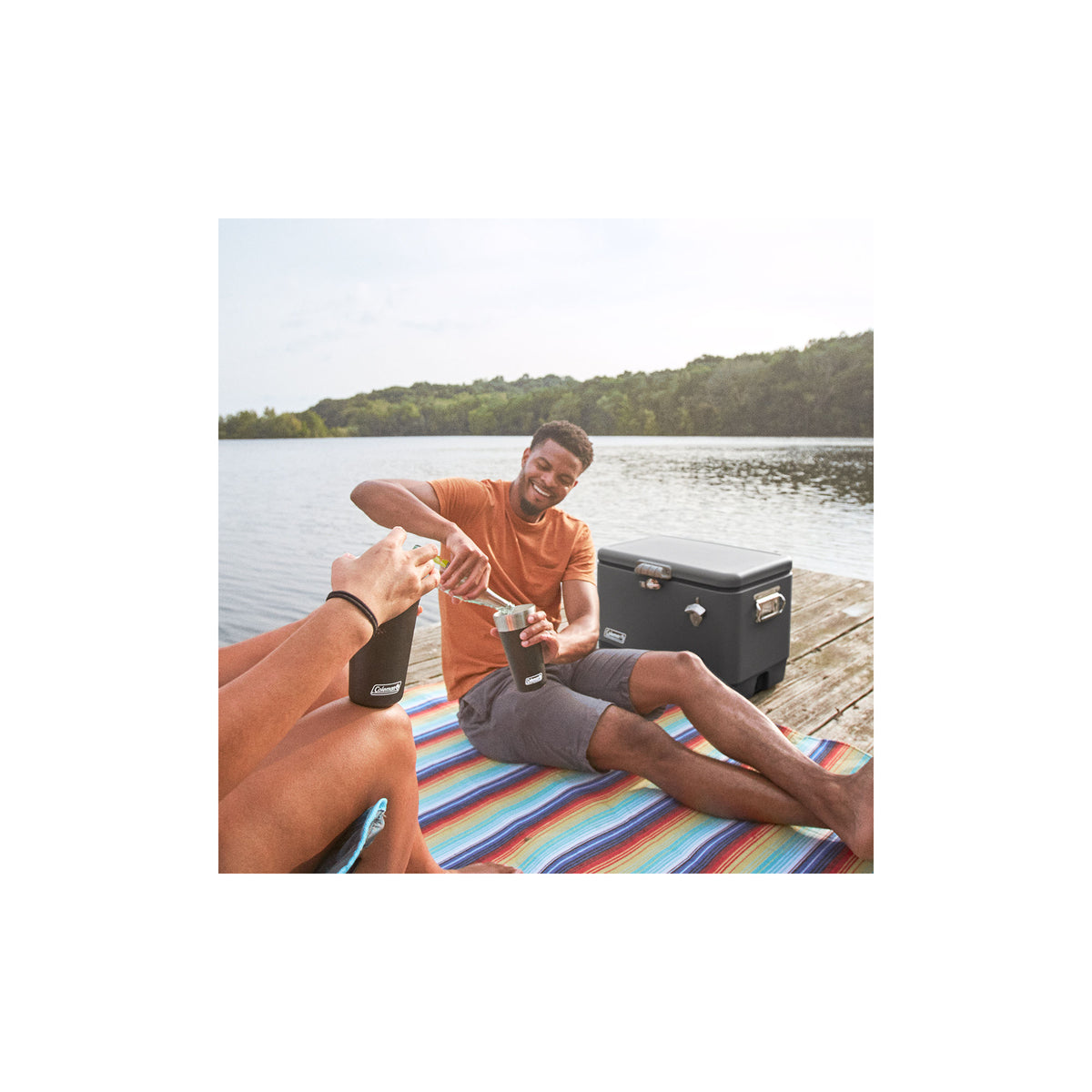 Coleman Reunion 54 Qt. Steel Belted Matte Cooler, Midnight