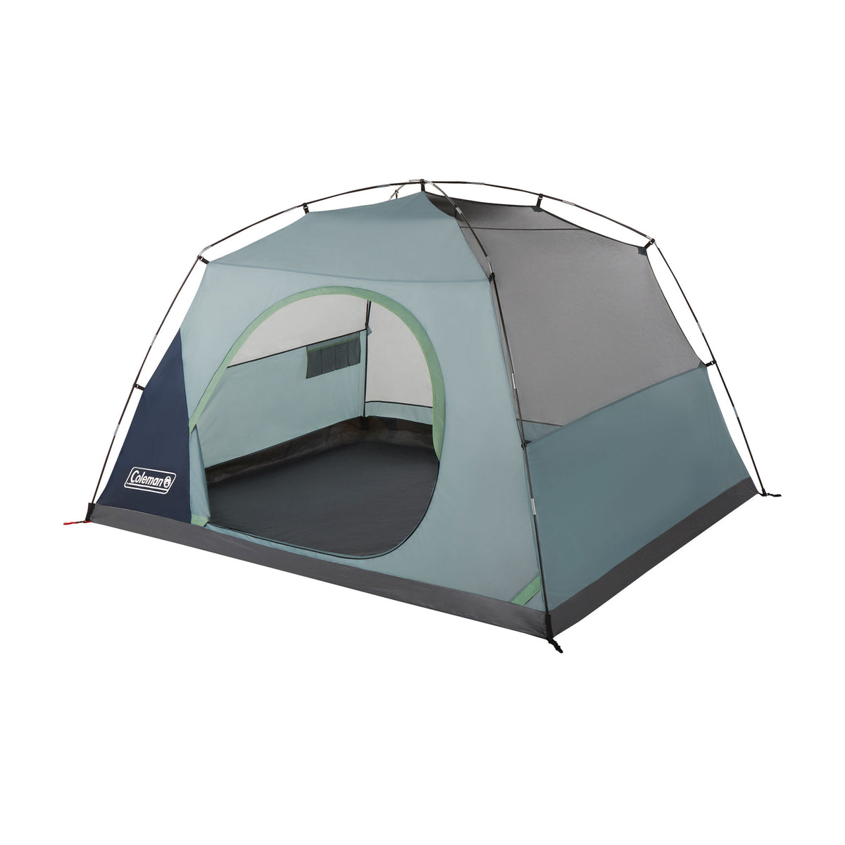 Coleman Skydome 6-Person Camping Tent with Full-Fly Vestibule, Blue Nights