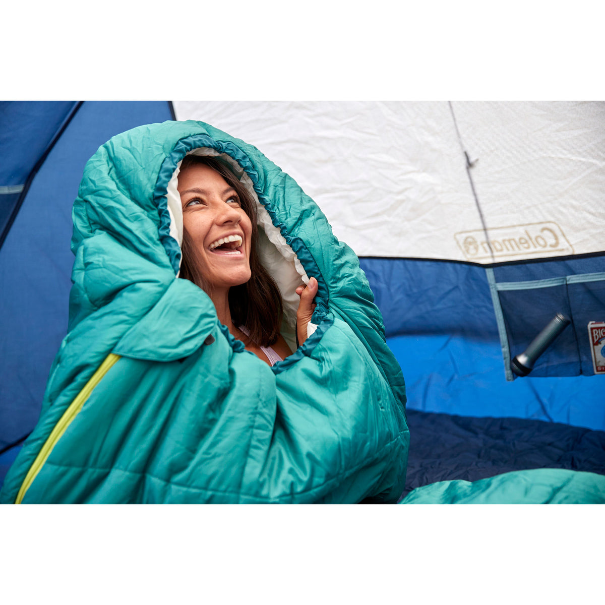 Coleman Big Bay 5°C Big & Tall Contour Sleeping Bag (40°F)
