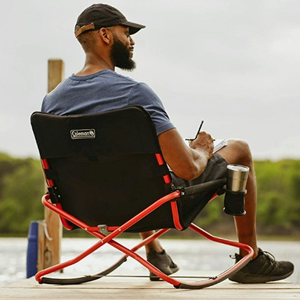 Coleman camp furniture outdoors
