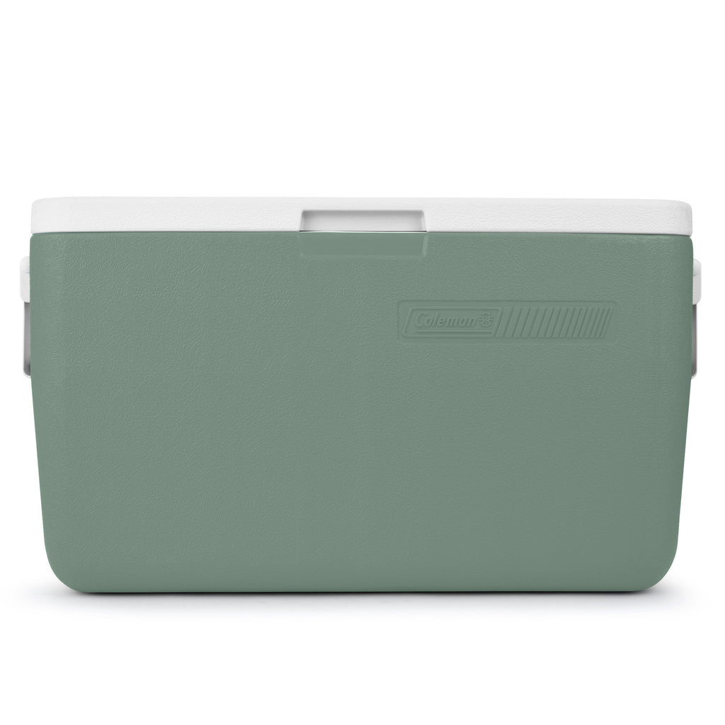 Coleman Chiller 48-Quart Hard Cooler, 45.4-Litre Portable Beach and Ice Chest Camping Cooler, Hickory Moss