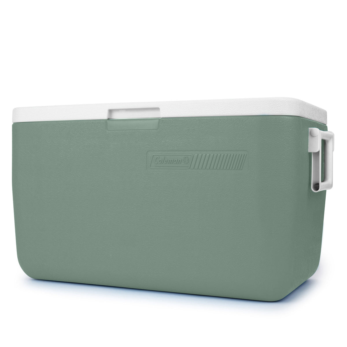 Coleman Chiller 48-Quart Hard Cooler, 45.4-Litre Portable Beach and Ice Chest Camping Cooler, Hickory Moss