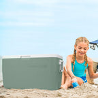 Coleman Chiller 48-Quart Hard Cooler, 45.4-Litre Portable Beach and Ice Chest Camping Cooler, Hickory Moss