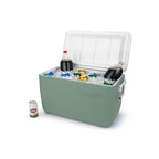 Coleman Chiller 48-Quart Hard Cooler, 45.4-Litre Portable Beach and Ice Chest Camping Cooler, Hickory Moss