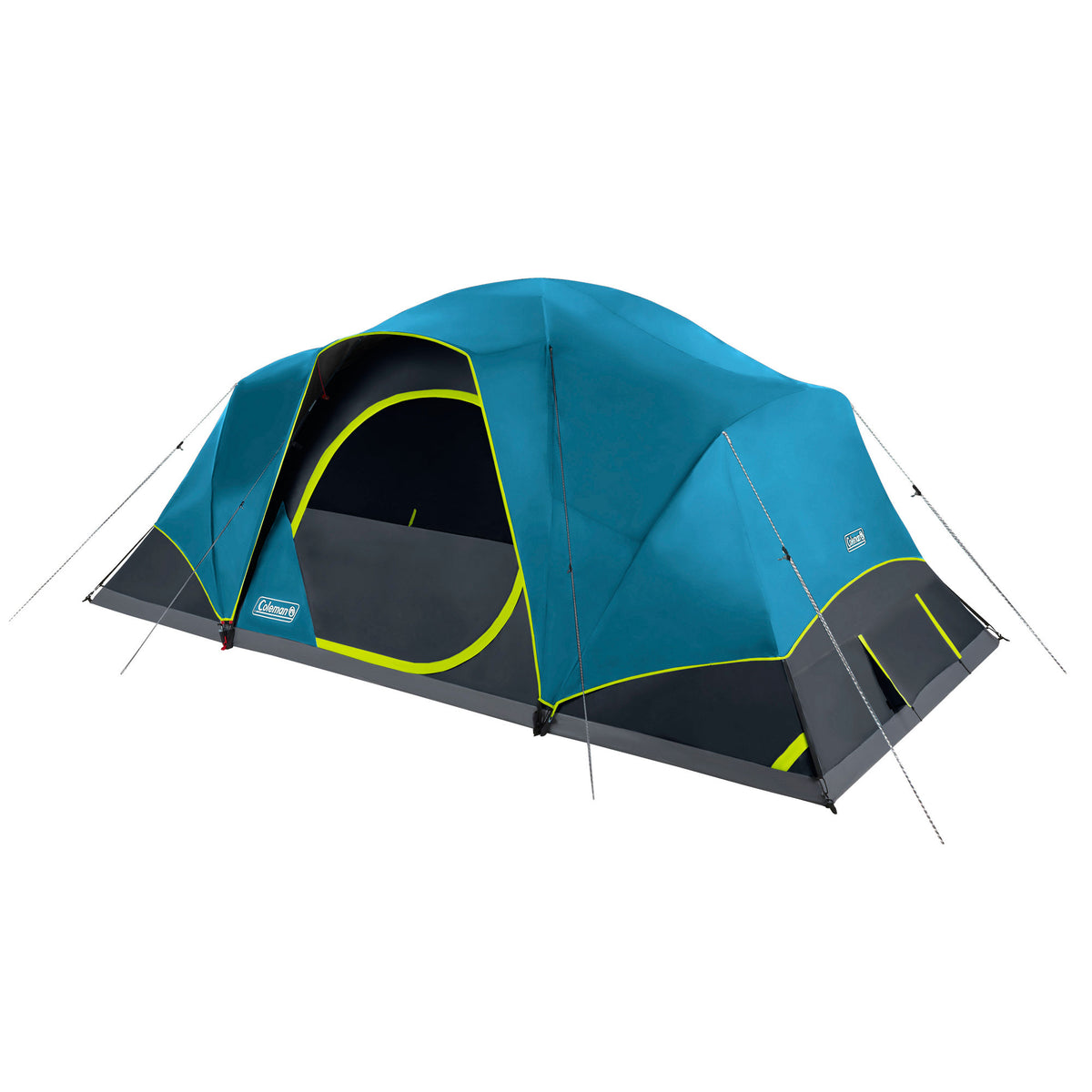 Coleman Skydome Camping Tent—XL 10-Person Camping Tent with Darkroom Technology
