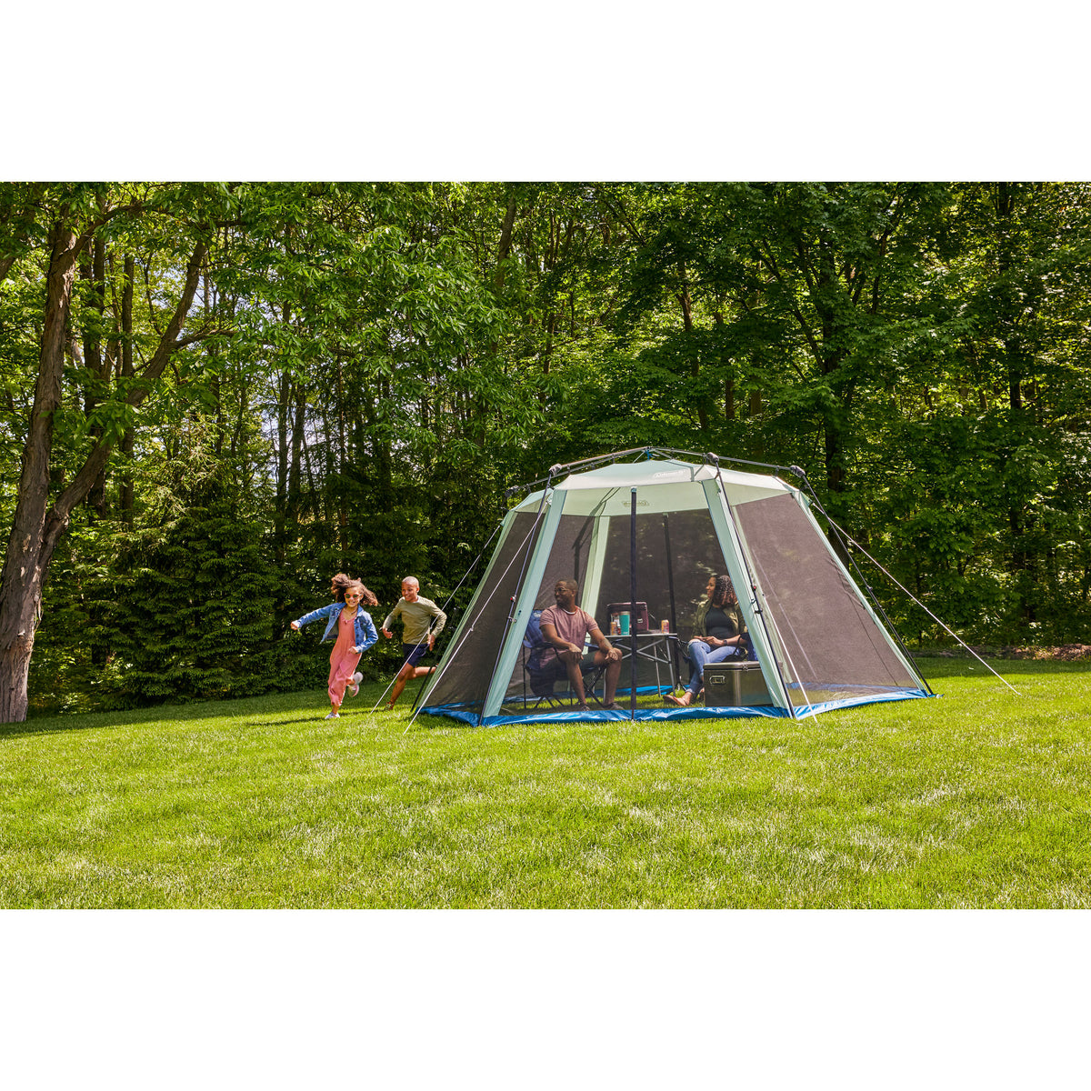 Coleman Skylodge 15 x 13 Instant Screen Canopy Tent, Moss